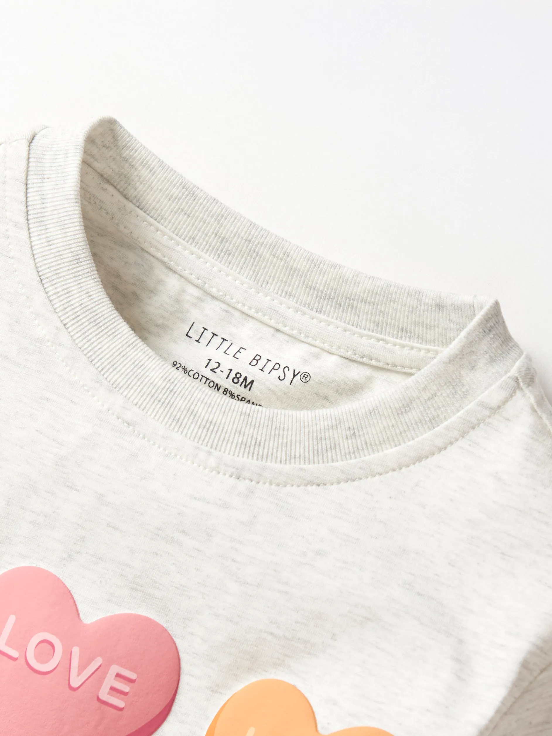 V-Day Boxy Tee - Grey,Kids