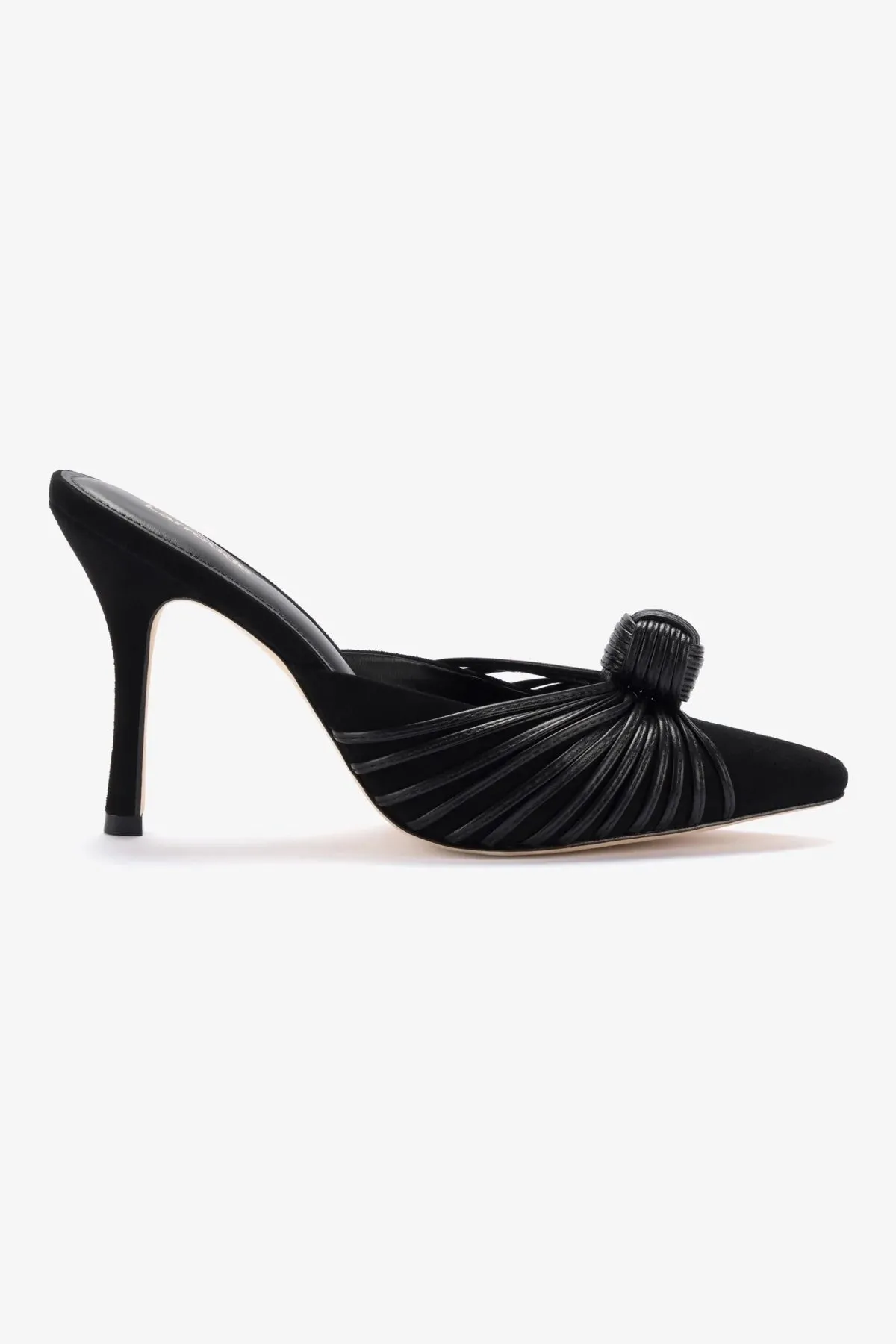 Valerie Pump In Black Suede,Women Heel