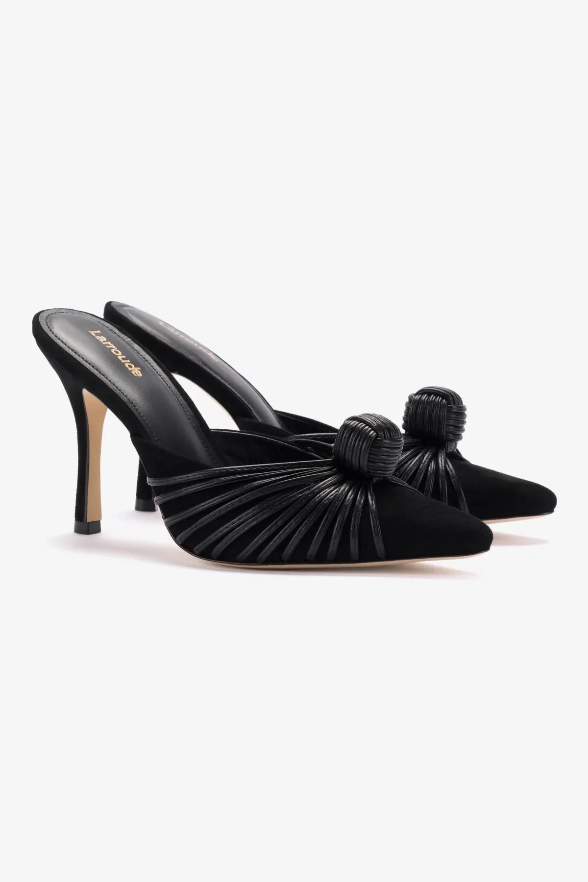 Valerie Pump In Black Suede,Women Heel