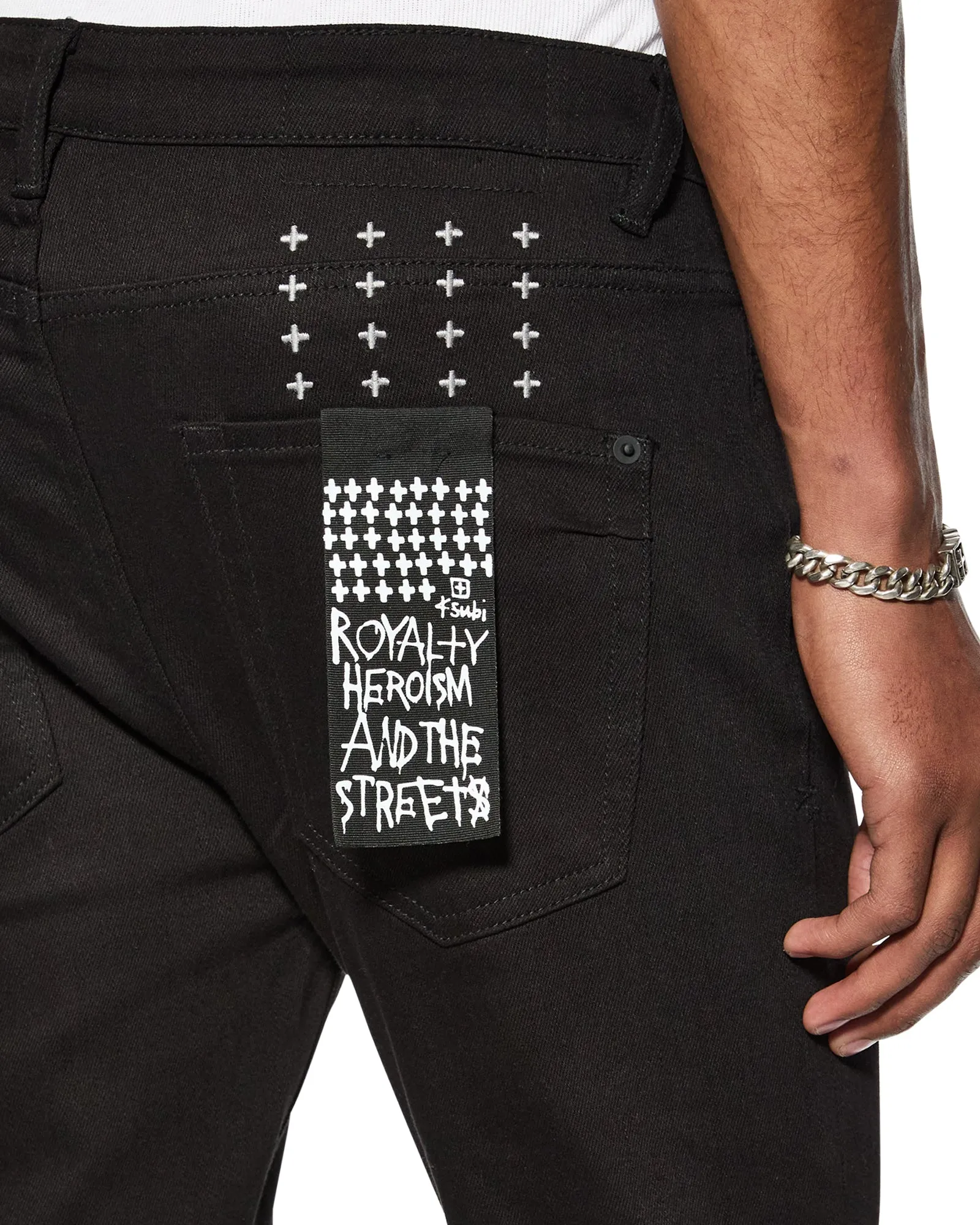VAN WINKLE ACE BLACK SLICE,Jeans