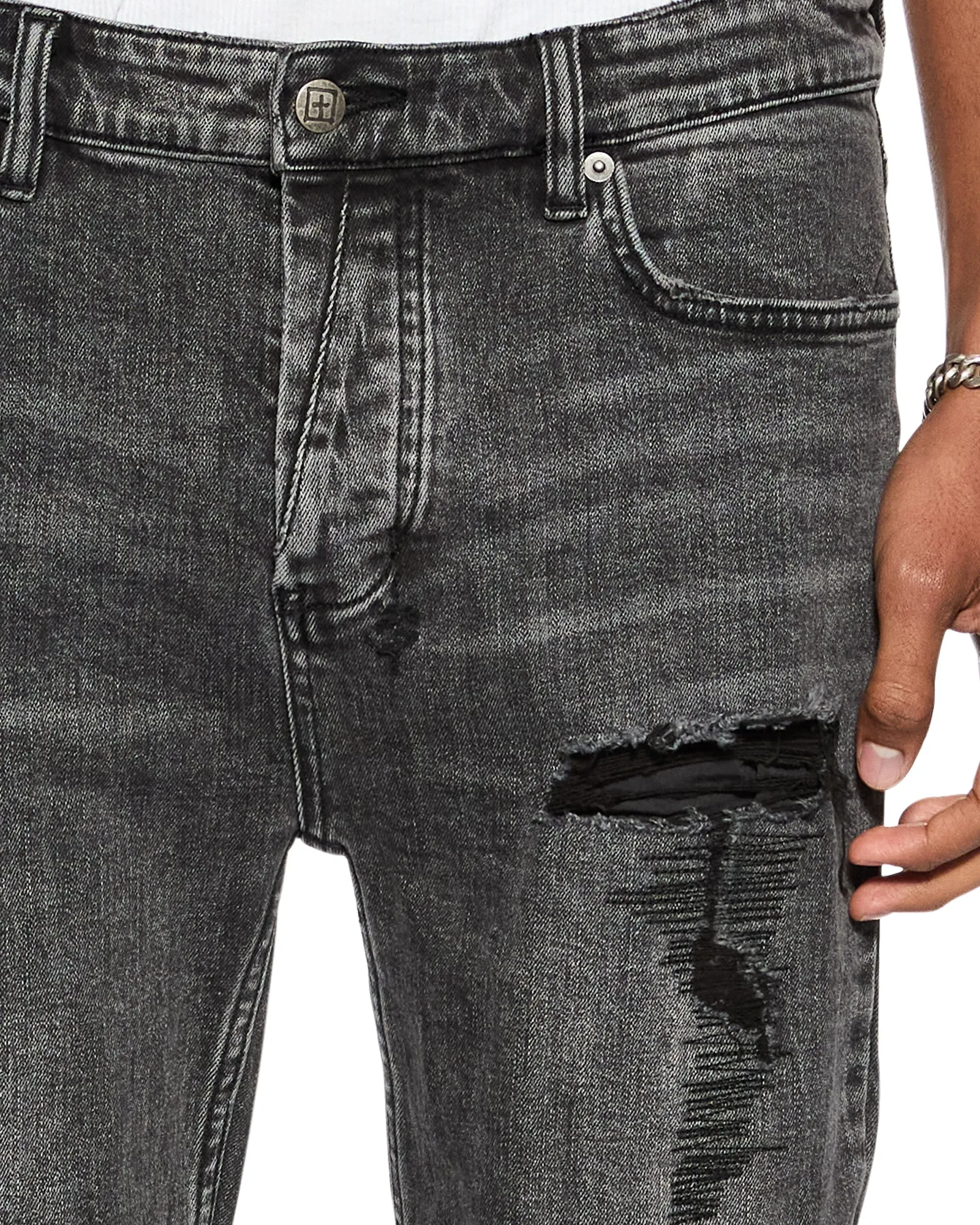 VAN WINKLE ANGST TRASHED,Jeans