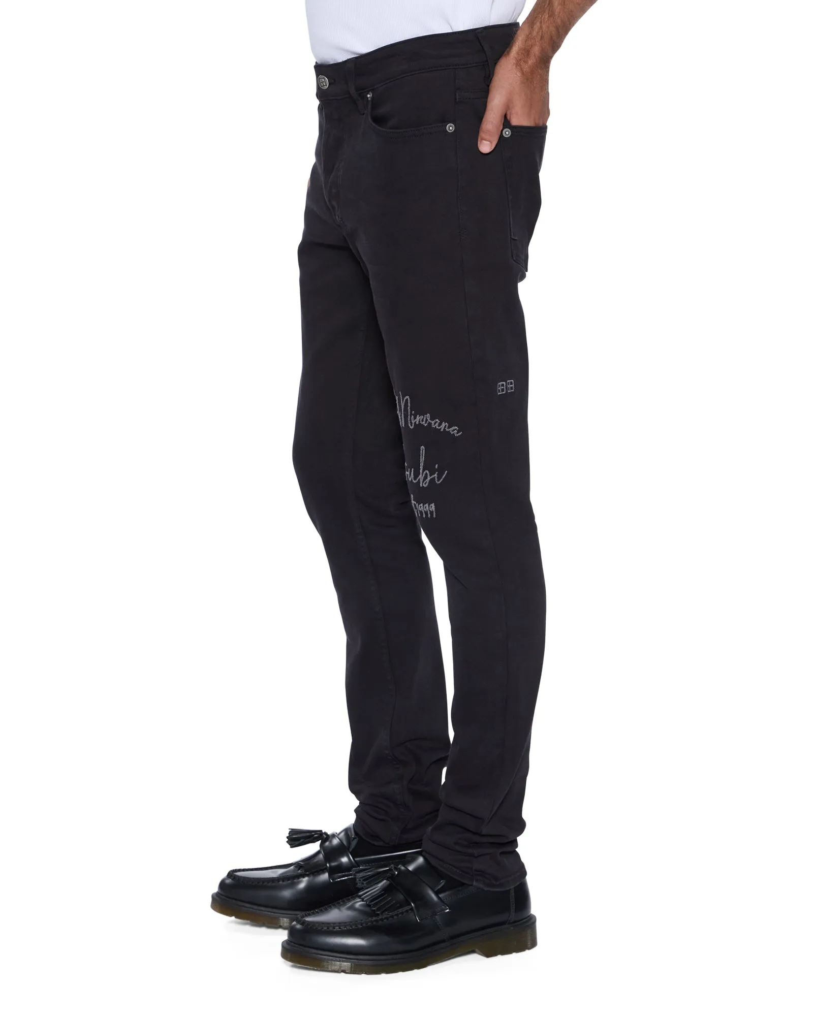 VAN WINKLE JASPER BLACK ARCH,Jeans