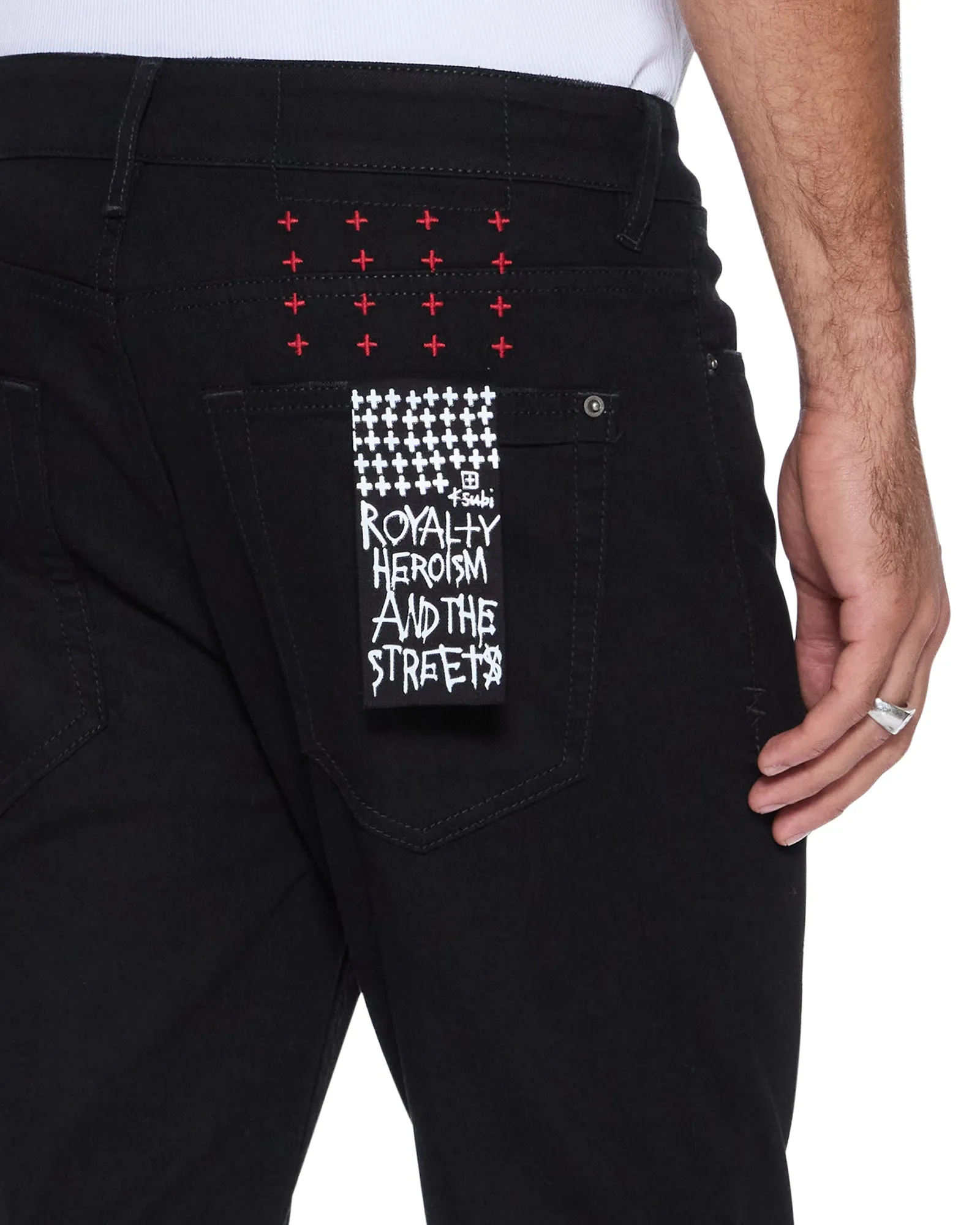 VAN WINKLE LAID BLACK STING,Jeans