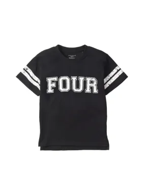 Varsity 4th B-Day Elevated Tee - Black,Kids