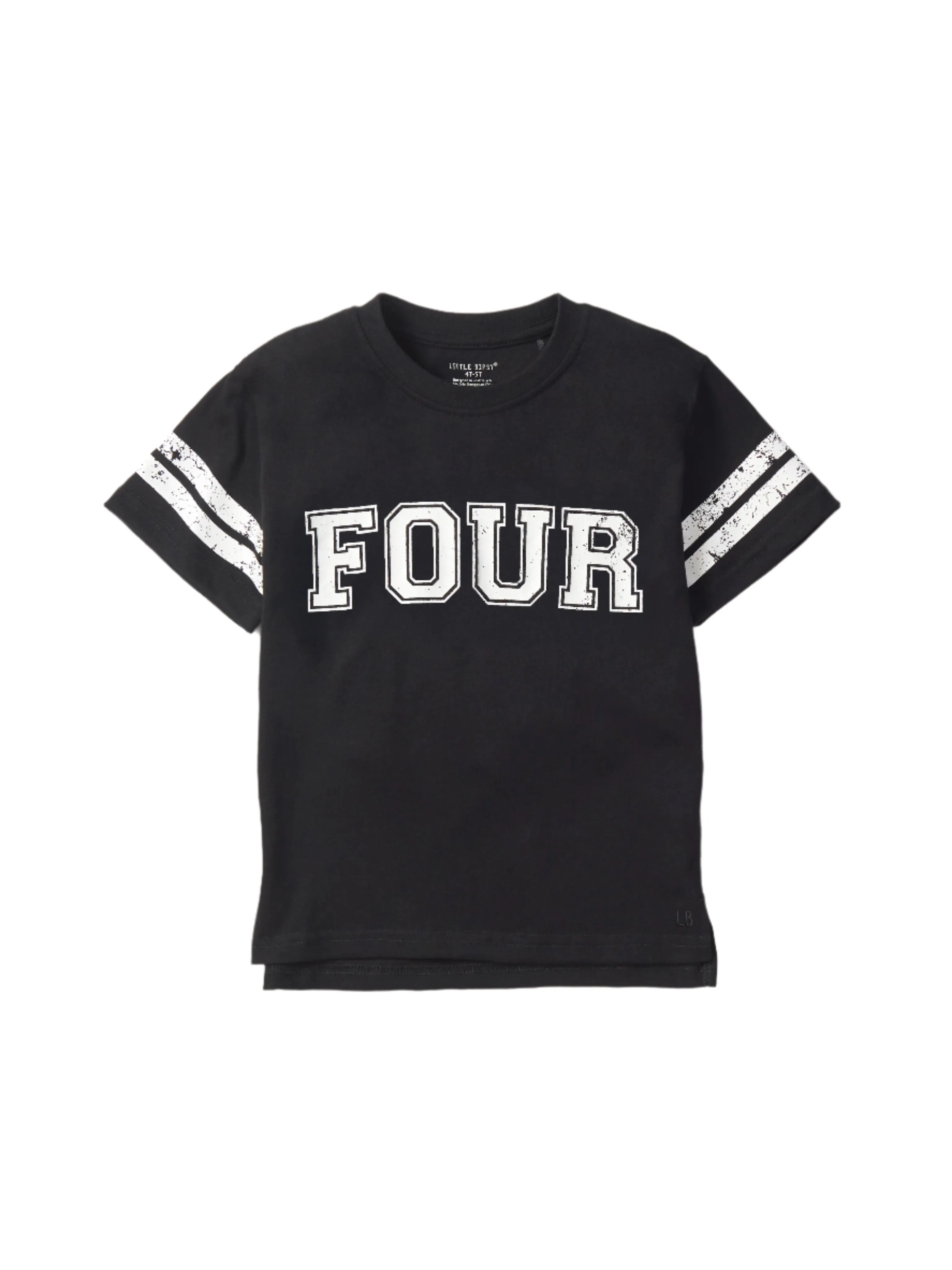 Varsity 4th B-Day Elevated Tee - Black,Kids