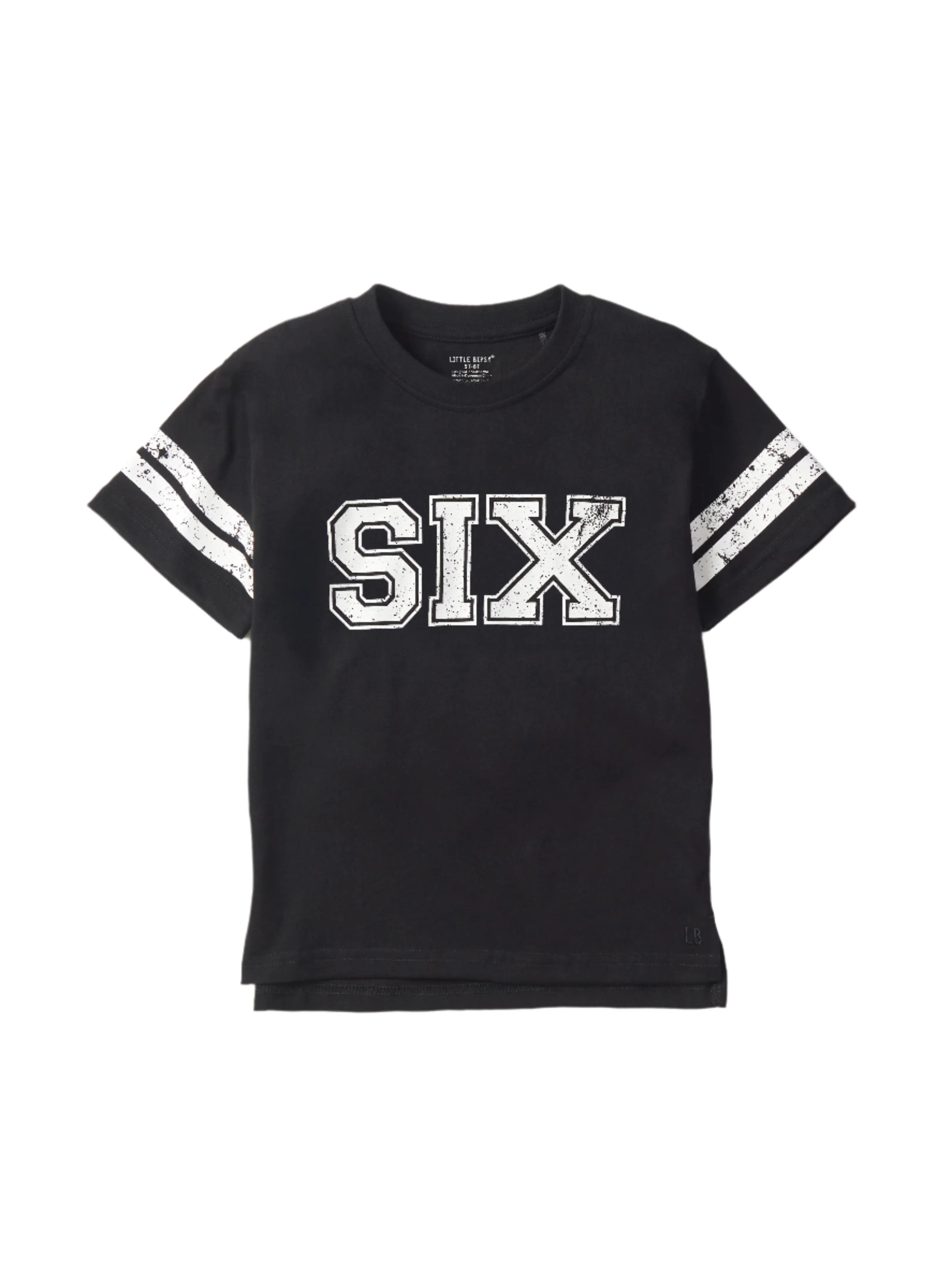 Varsity 6th B-Day Elevated Tee - Black,Kids