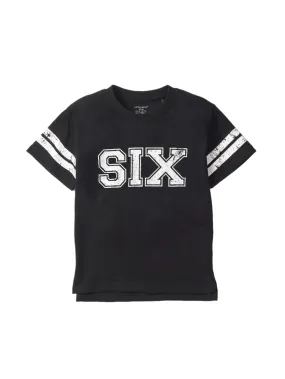 Varsity 6th B-Day Elevated Tee - Black,Kids