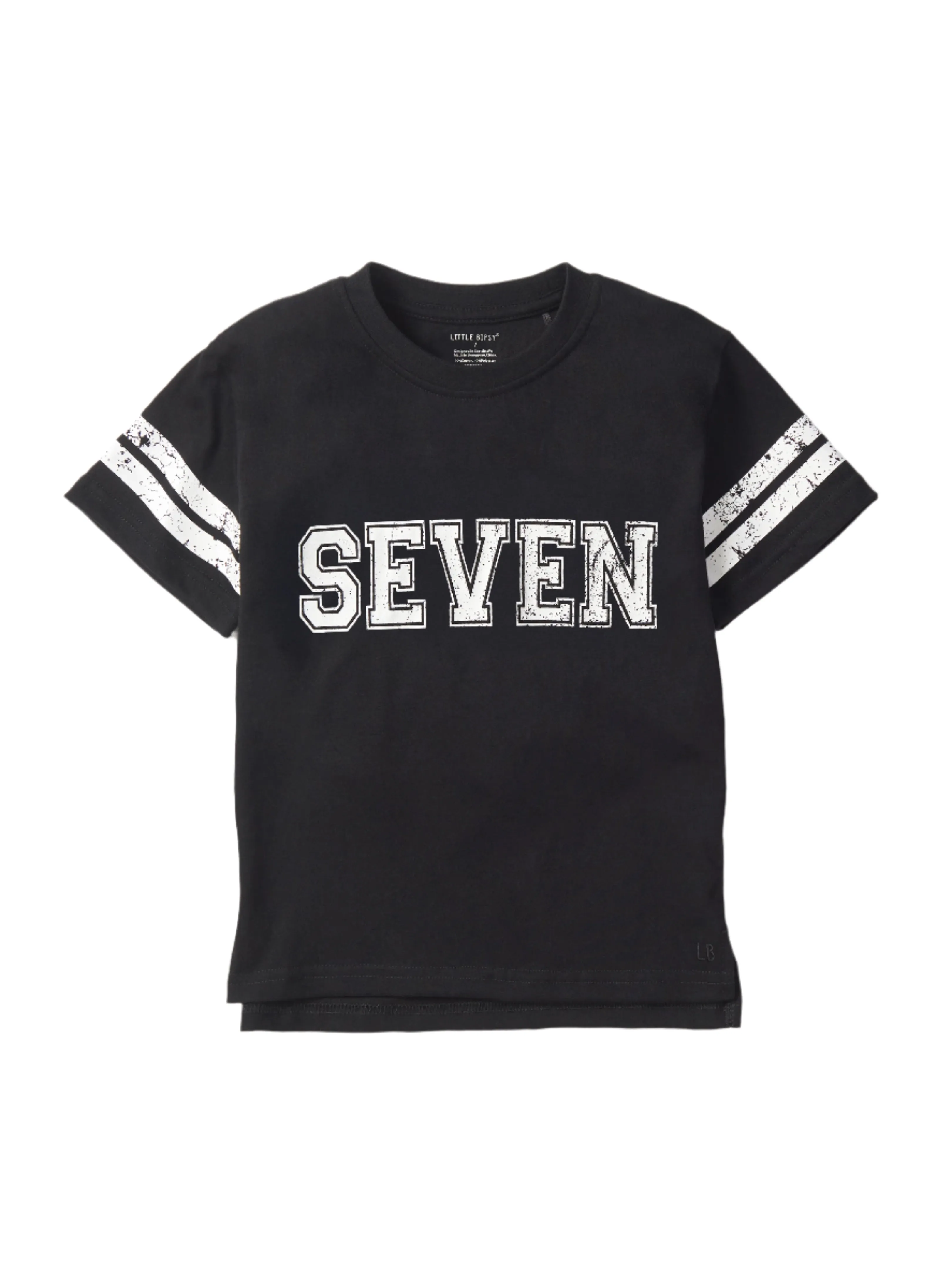Varsity 7th B-Day Elevated Tee - Black,Kids