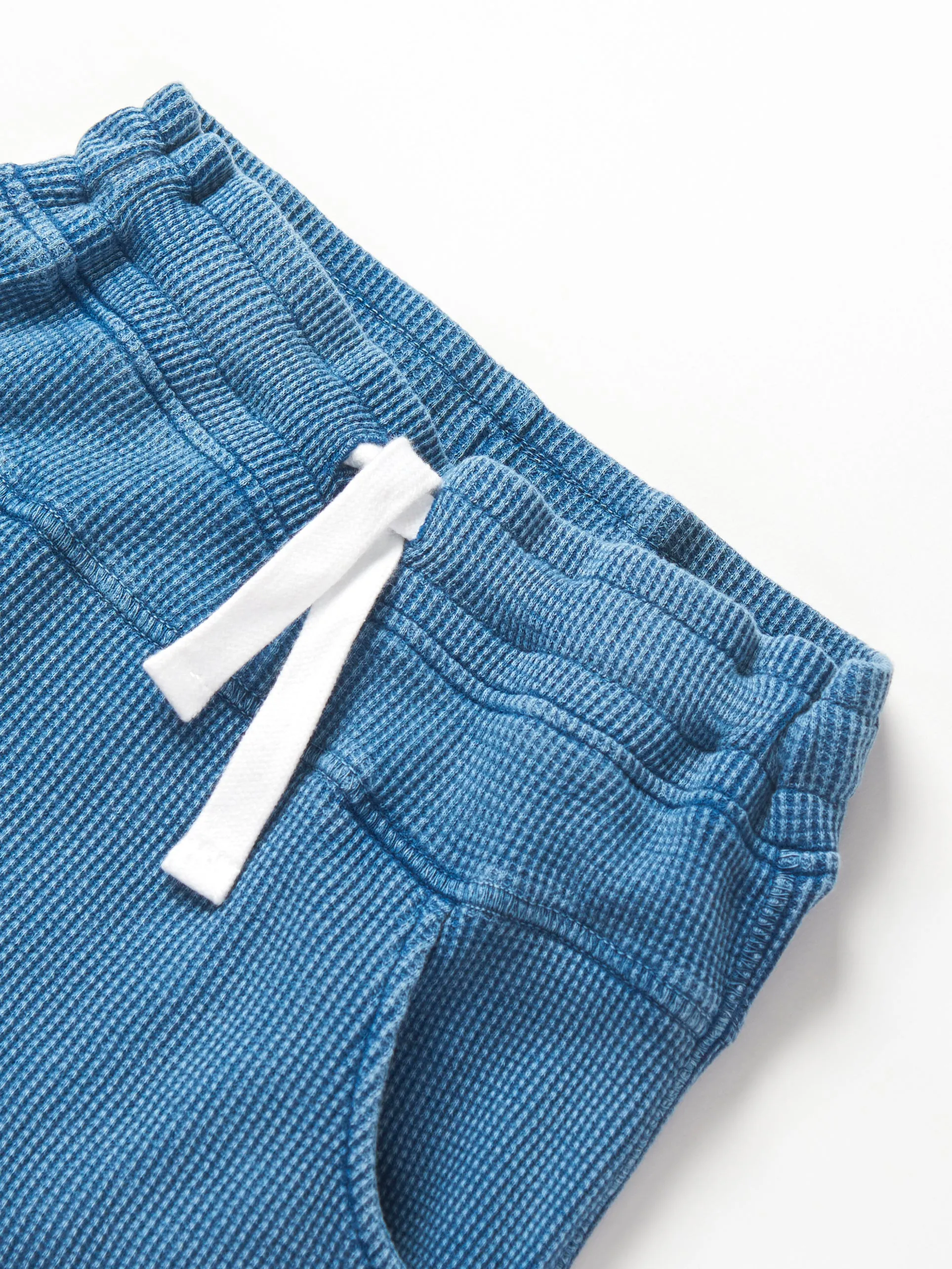 Waffle Harem Short - Blue,Kids