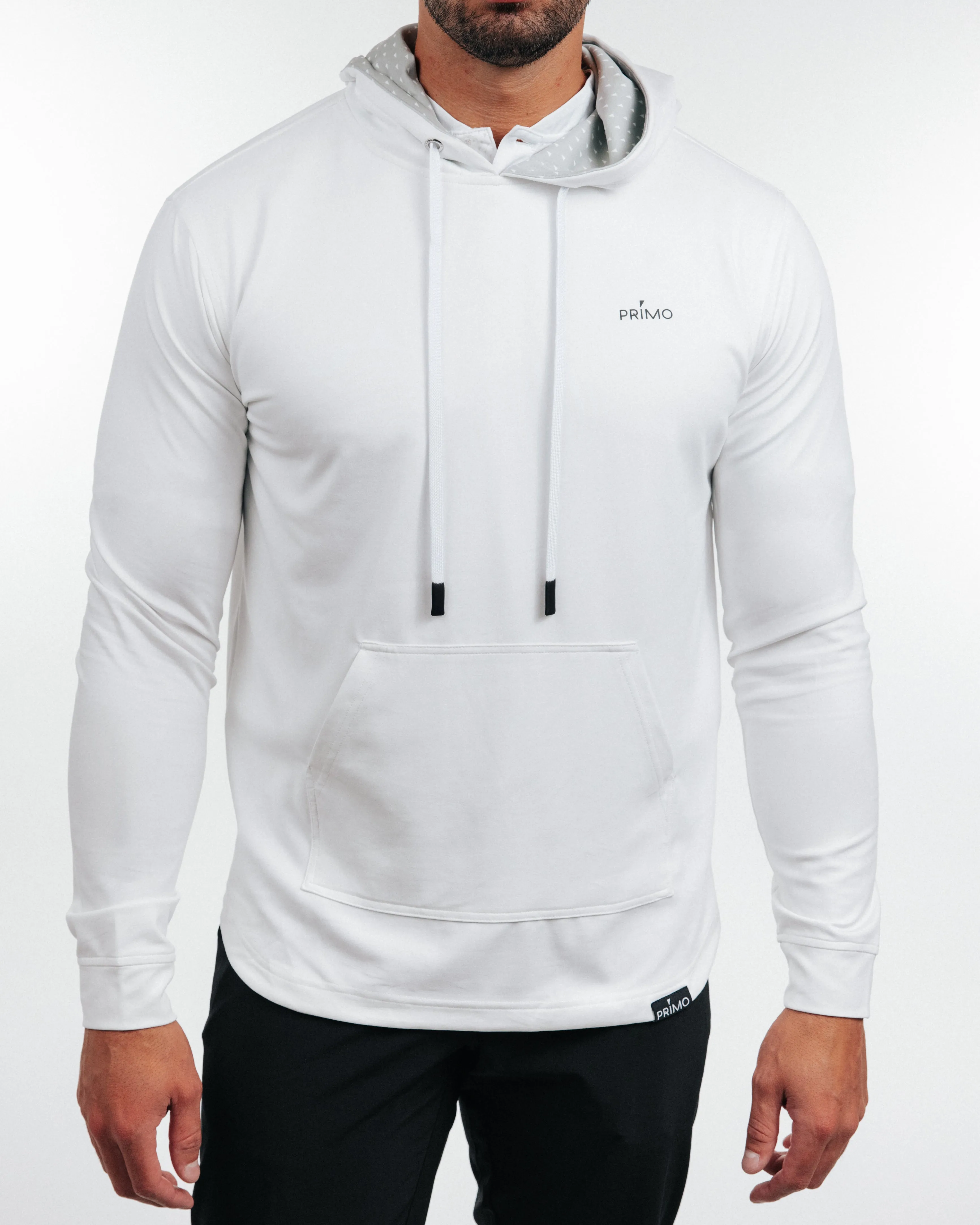 White Golf Hoodie,Men