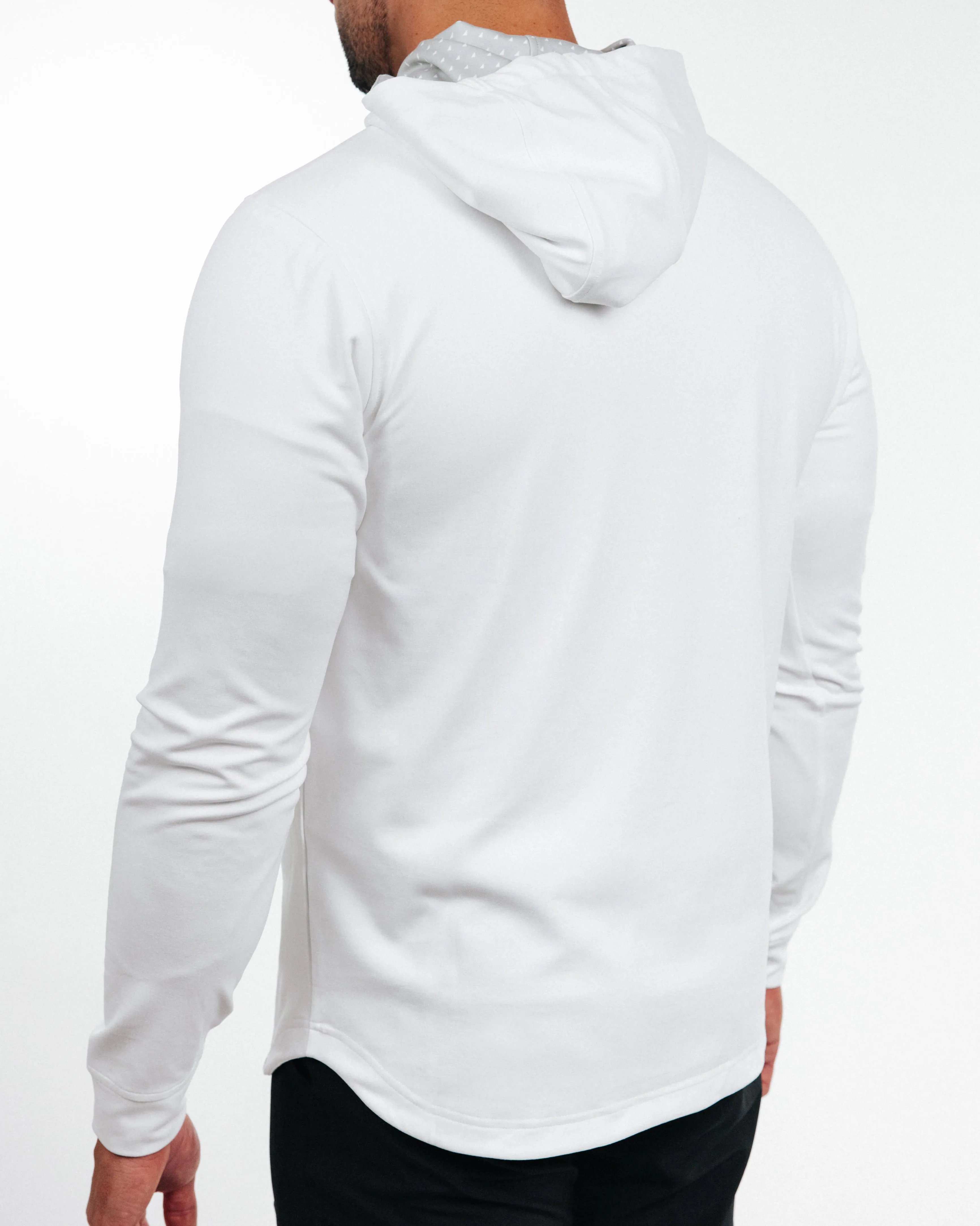 White HyFlyers Golf Hoodie,Men
