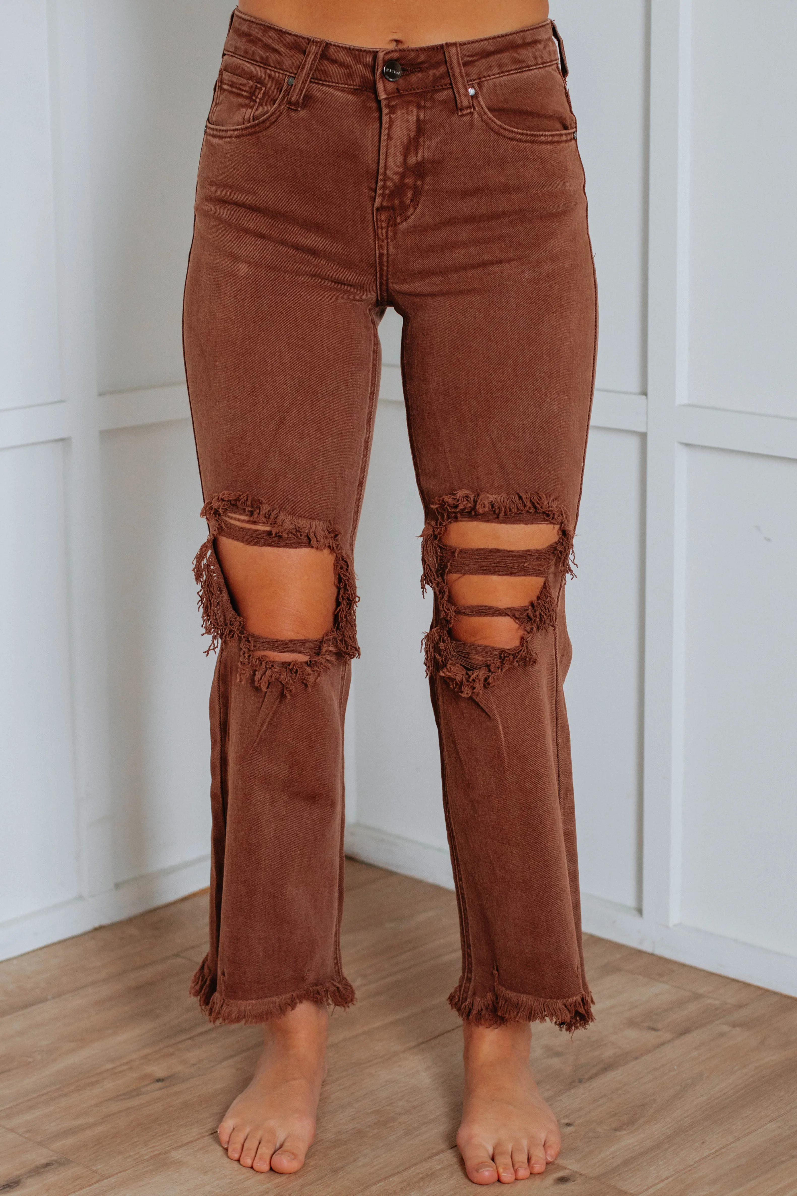 Willow Risen Jeans - Espresso,Jeans Women