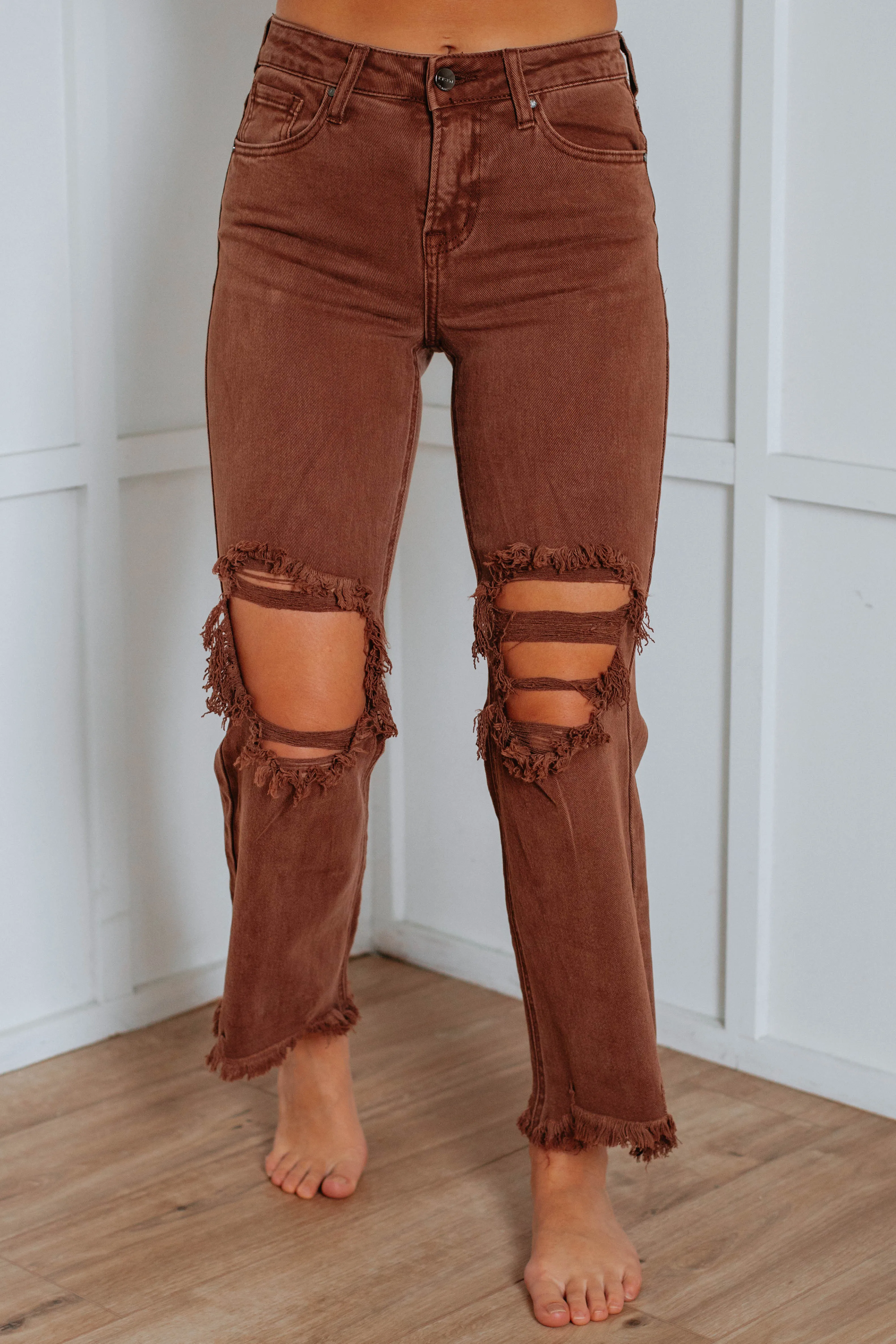 Willow Risen Jeans - Espresso,Jeans Women