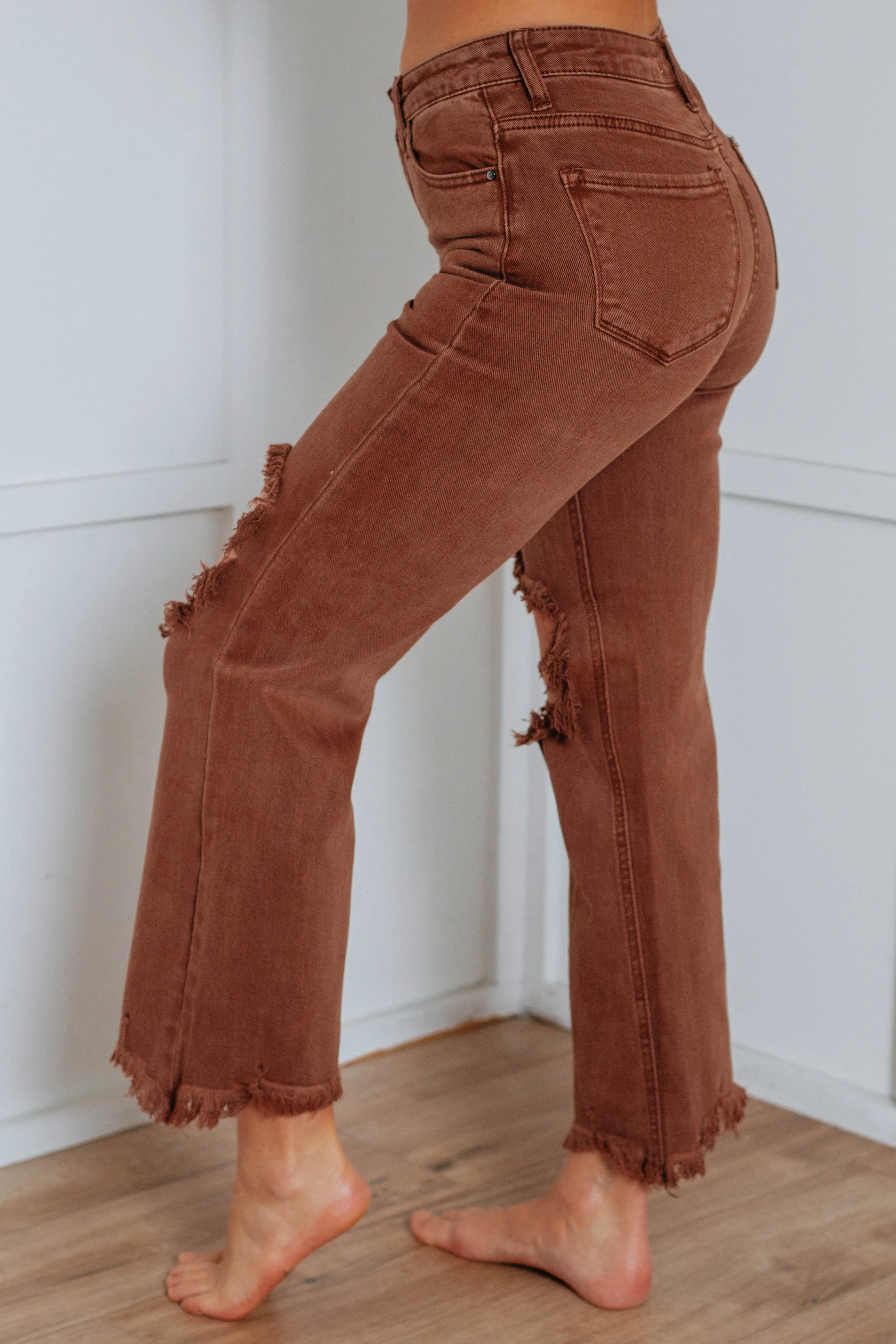 Willow Risen Jeans - Espresso,Jeans Women