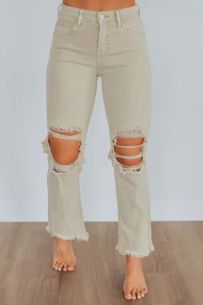 Willow Risen Jeans - Sand,Jeans Women
