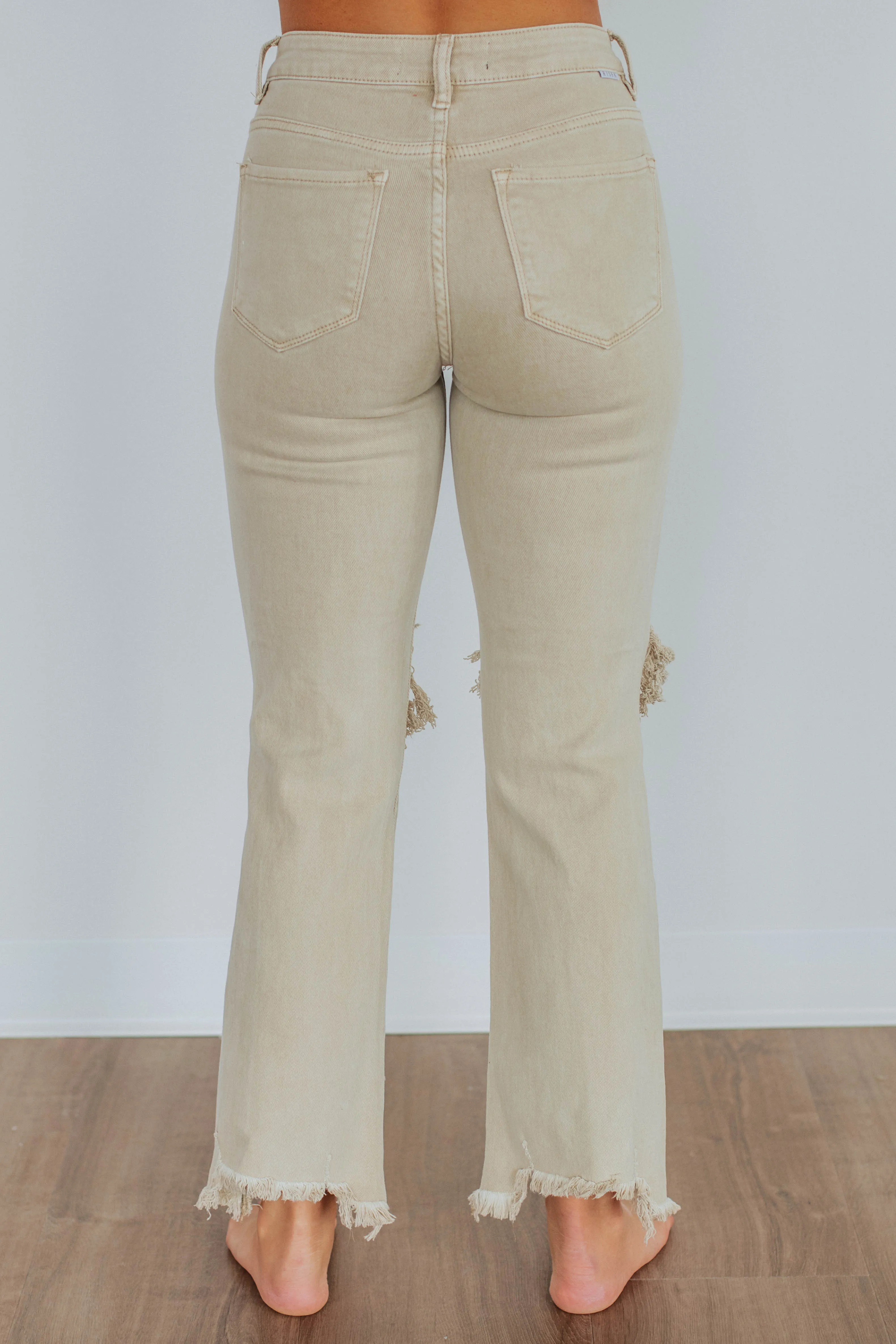 Willow Risen Jeans - Sand,Jeans Women