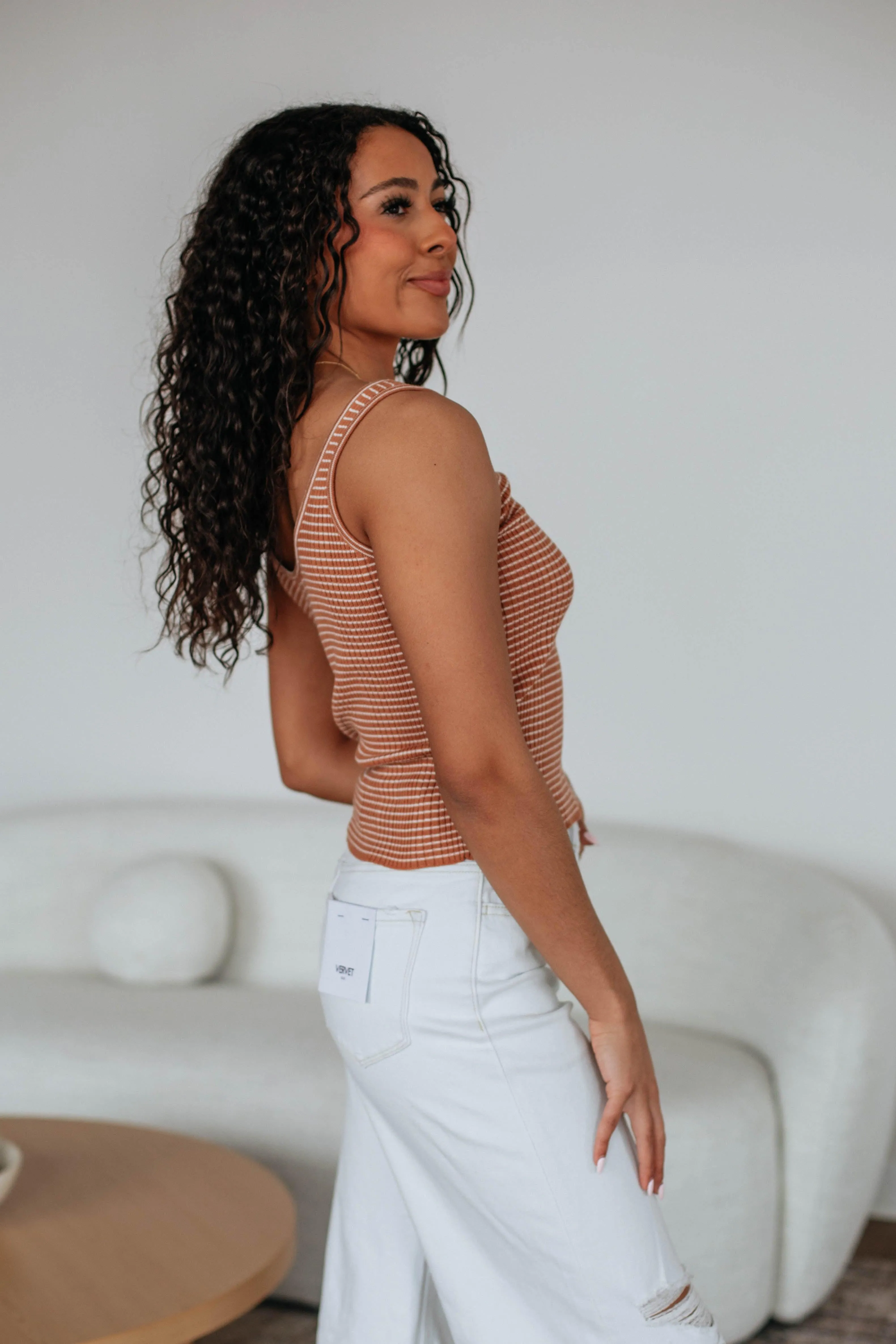 Wilson Henley Tank - Clay Mix,Women Tank