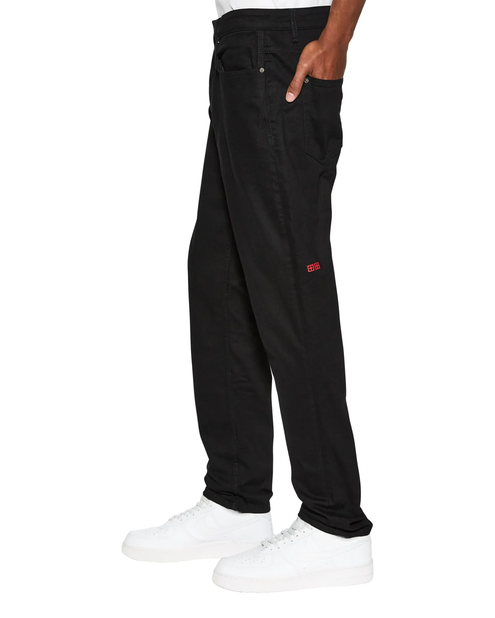 WOLFGANG LAID BLACK,Jeans