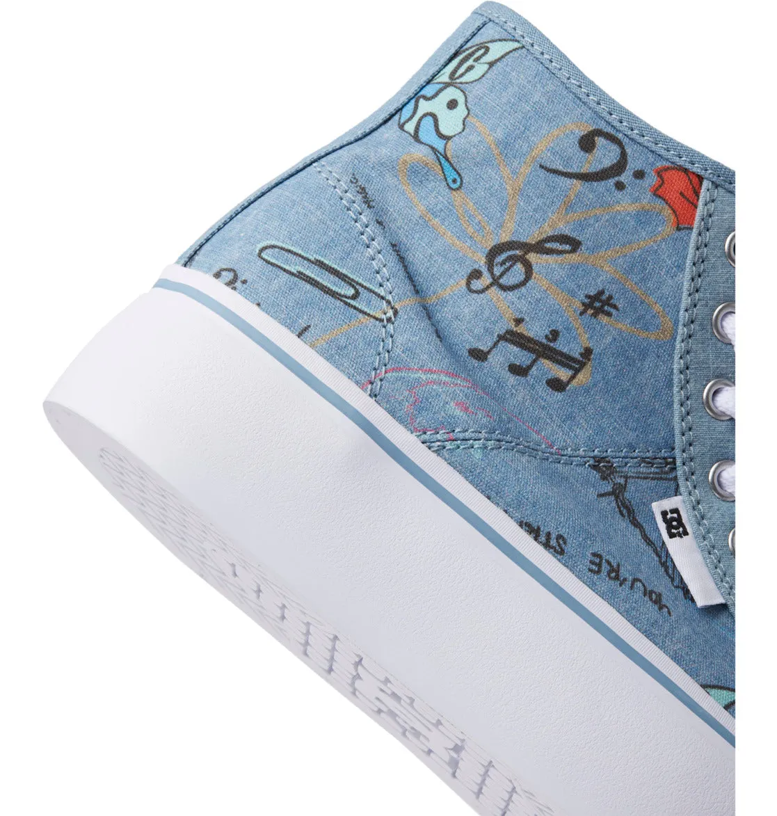 Women's Manual Hi Platform High-Top Shoes,Sneakers