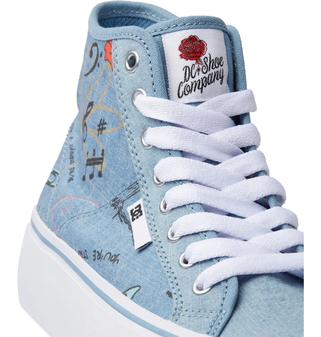Women's Manual Hi Platform High-Top Shoes,Sneakers
