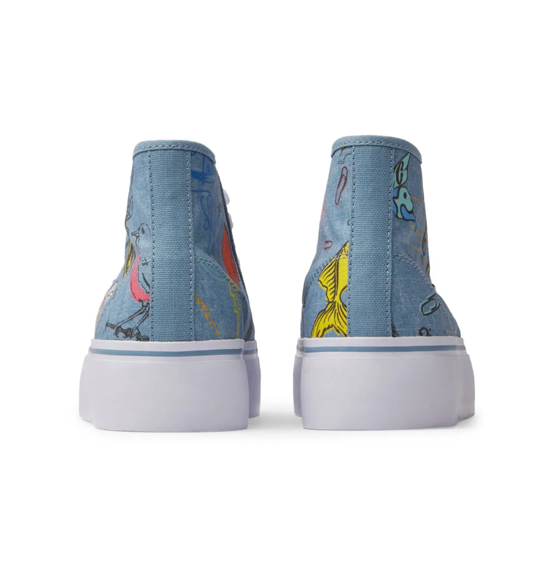 Women's Manual Hi Platform High-Top Shoes,Sneakers