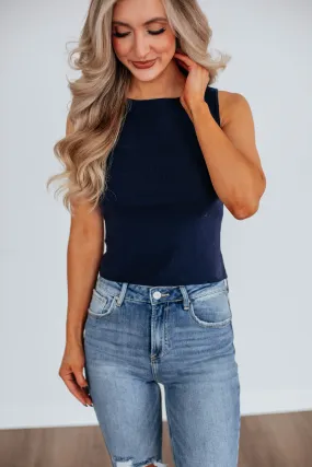Zari Sweater Tank - Navy,Women Sweater