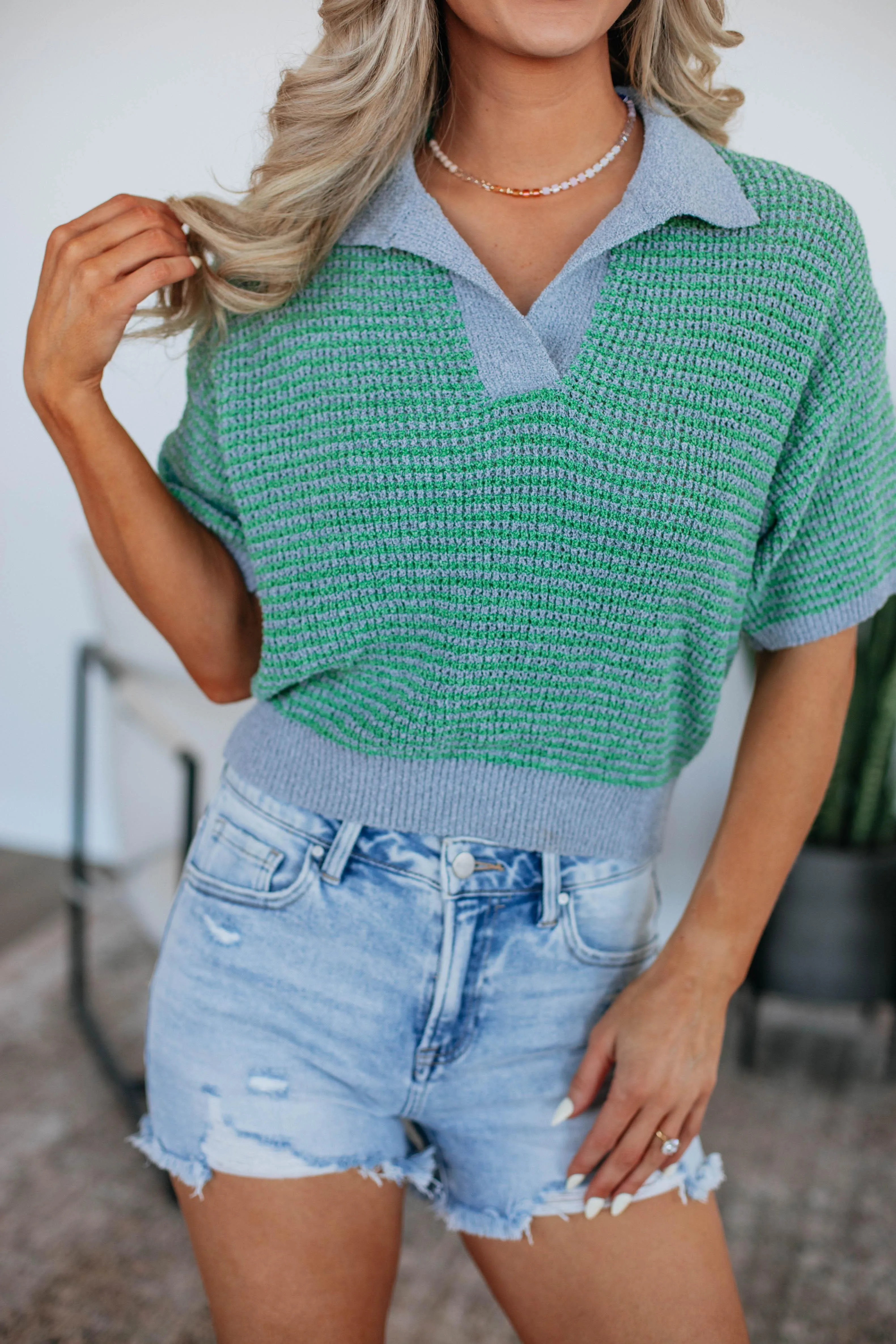 Zeldine Knit Top - Apple Mix,Women Sweater
